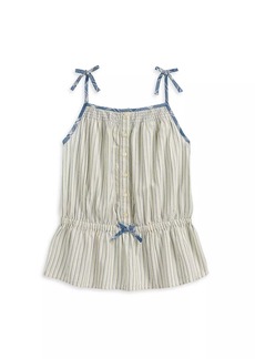 Ralph Lauren: Polo Little Girl's & Girl's Striped Poplin Top