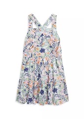 Ralph Lauren: Polo Little Girl's & Girl's Tropical Print Linen-Cotton Dress