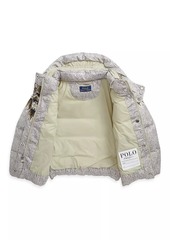 Ralph Lauren: Polo Little Girl's Carly Printed Down Puffer Jacket