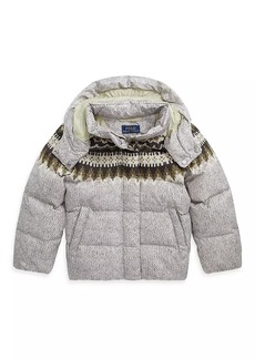 Ralph Lauren: Polo Little Girl's Carly Printed Down Puffer Jacket