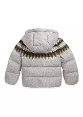 Ralph Lauren: Polo Little Girl's Carly Printed Down Puffer Jacket