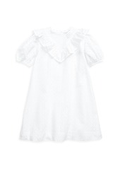 Ralph Lauren: Polo Little Girl's Eyelet-Embroidered Cotton Dress