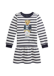 Ralph Lauren: Polo Little Girl's & Girl's Fleece Logo Dress