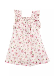 Ralph Lauren: Polo Little Girl's Floral Cotton Dress