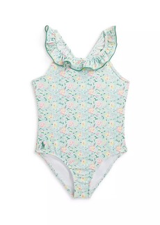 Ralph Lauren: Polo Little Girl's Floral One-Piece Swimsuit