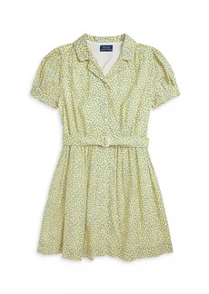 Ralph Lauren: Polo Little Girl's Floral Print Shirtdress
