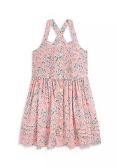 Ralph Lauren: Polo Little Girl's Linen Floral Dress