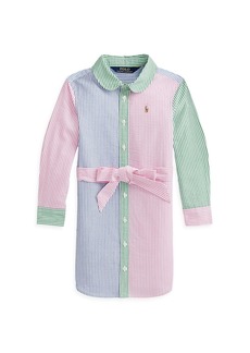 Ralph Lauren: Polo Little Girl's & Girl's Seersucker Fun Shirtdress