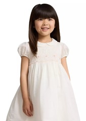 Ralph Lauren: Polo Little Girl's Smocked Silk-Blend Dress