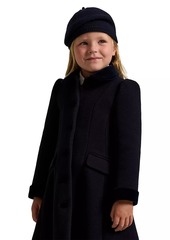 Ralph Lauren: Polo Little Girl's Velvet-Trimmed Wool Princess Coat