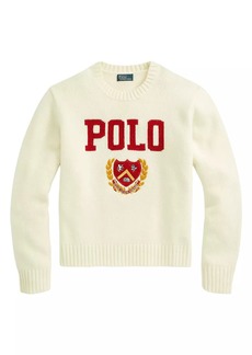 Ralph Lauren: Polo Logo & Crest Wool Sweater