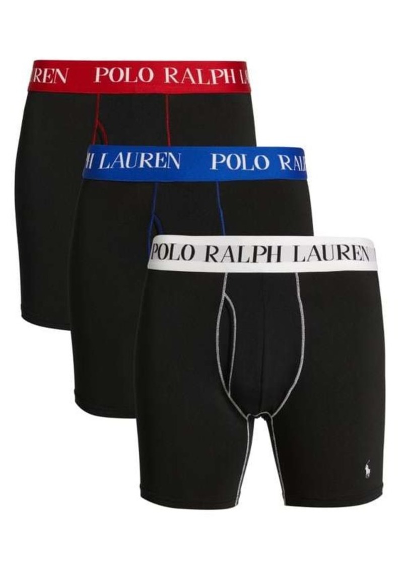 Ralph Lauren Polo Logo 3 Piece Boxer Brief Set