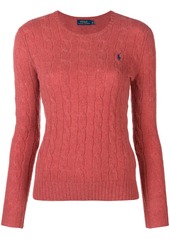 Ralph Lauren: Polo logo cable-knit sweater
