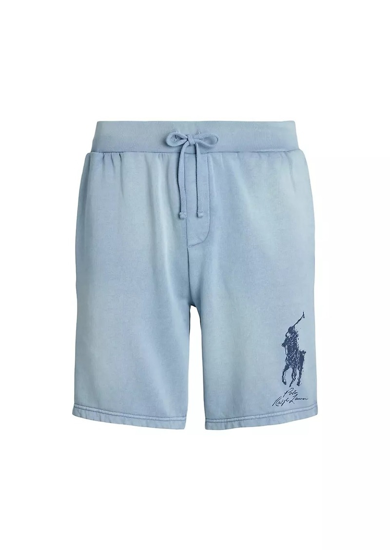 Ralph Lauren Polo Logo Cotton-Blend Fleece Shorts