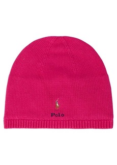 Ralph Lauren: Polo Logo cotton knit beanie
