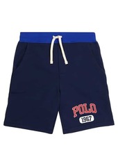Ralph Lauren: Polo Logo drawstring cotton shorts