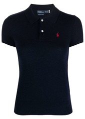 Ralph Lauren: Polo logo-embroidered cashmere polo shirt