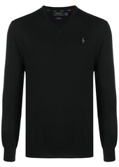 Ralph Lauren Polo logo embroidered cotton jumper