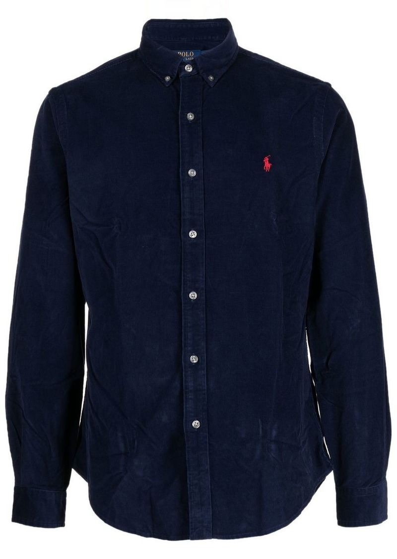 Ralph Lauren Polo logo-embroidered cotton shirt