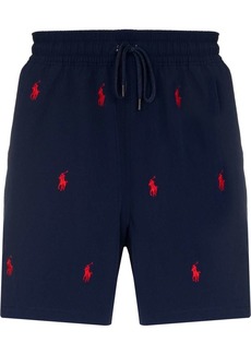 Ralph Lauren Polo logo embroidered drawstring shorts