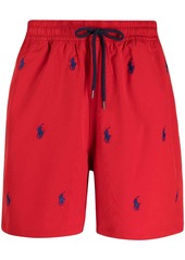 Ralph Lauren Polo logo-embroidered drawstring swim shorts