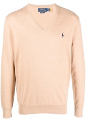 Ralph Lauren Polo logo-embroidered knitted sweater