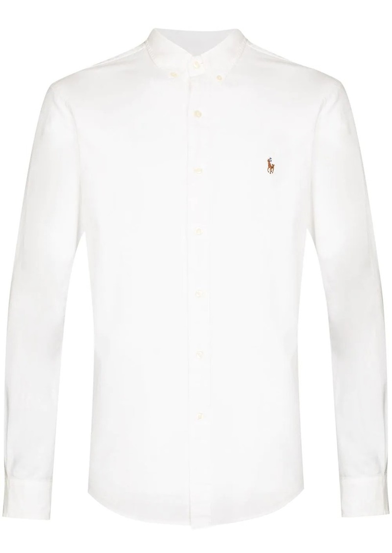 Ralph Lauren Polo logo-embroidered long-sleeve shirt