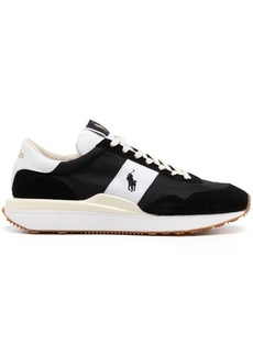 Ralph Lauren Polo logo-embroidered panelled sneakers