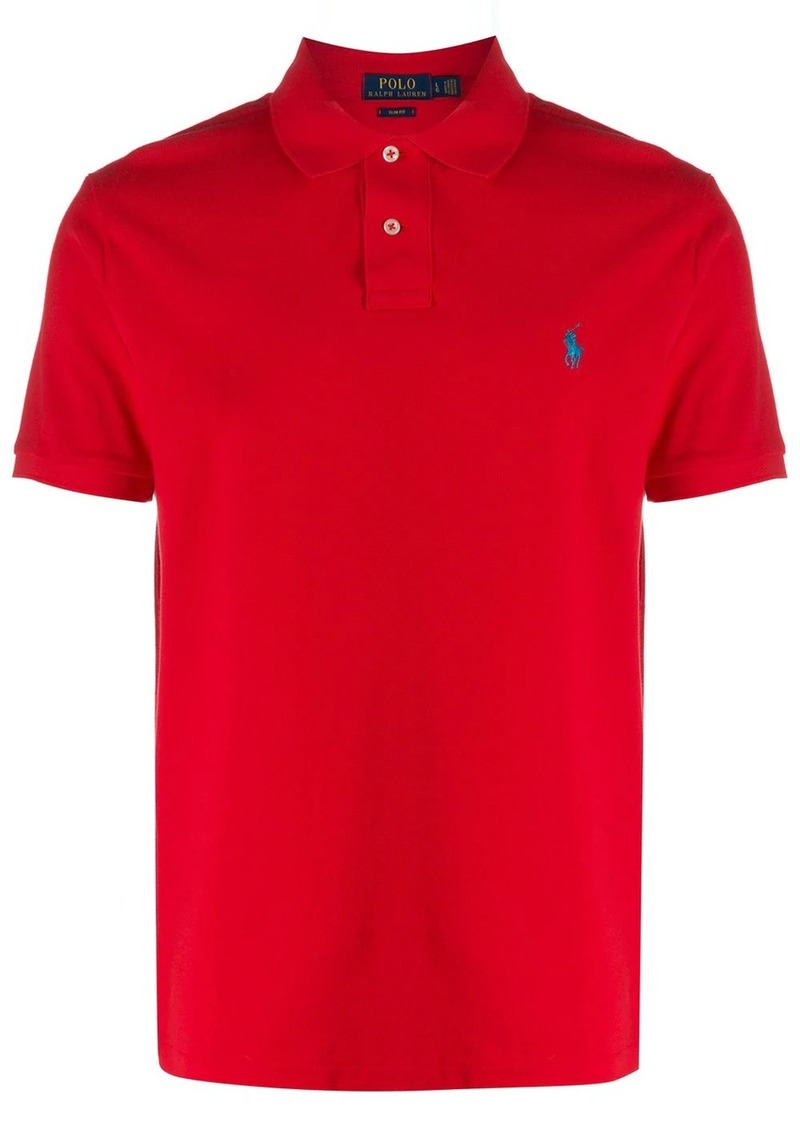 Ralph Lauren Polo logo embroidered polo shirt