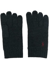 Ralph Lauren Polo logo-embroidered wool gloves