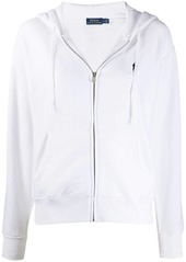 Ralph Lauren: Polo logo-embroidered zipped hoodie