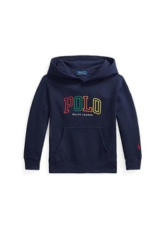 Ralph Lauren: Polo Logo Fleece Hoodie (Little Kids)