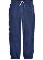 Ralph Lauren: Polo Logo Fleece Jogger Pants (Big Kids)