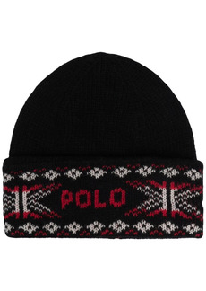 Ralph Lauren: Polo logo-knit wool-blend beanie