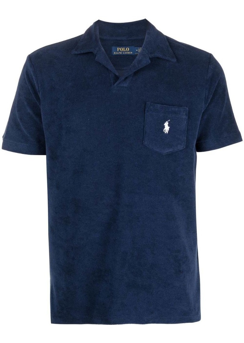 Ralph Lauren Polo logo patch pocket polo shirt