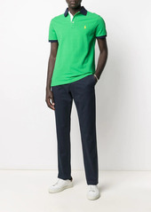 Ralph Lauren Polo logo-patch straight-leg trousers