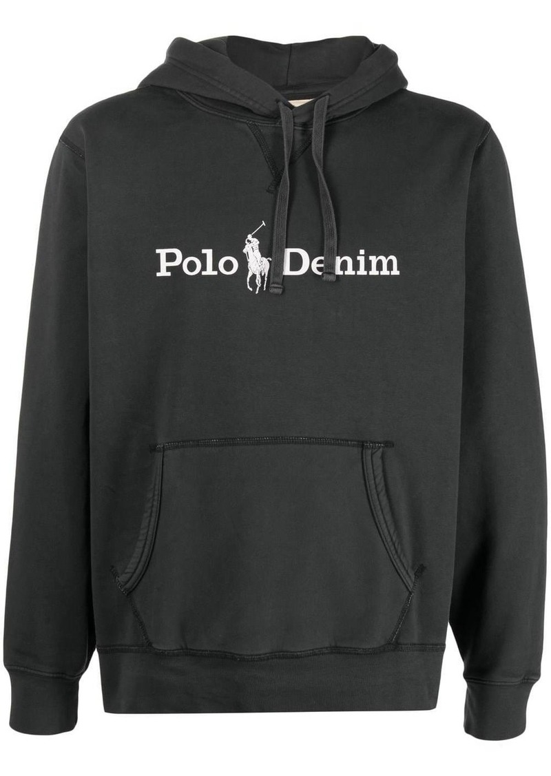 Ralph Lauren Polo logo-print drawstring hoodie