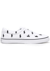 Ralph Lauren Polo logo-print lace-up trainers