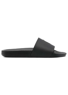 Ralph Lauren: Polo logo-print slip-on sandals