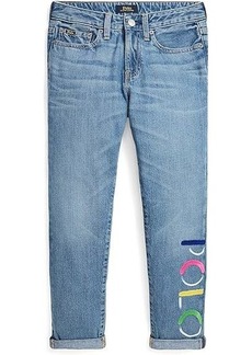 Ralph Lauren: Polo Logo Slim Fit Cotton Jeans (Big Kid)