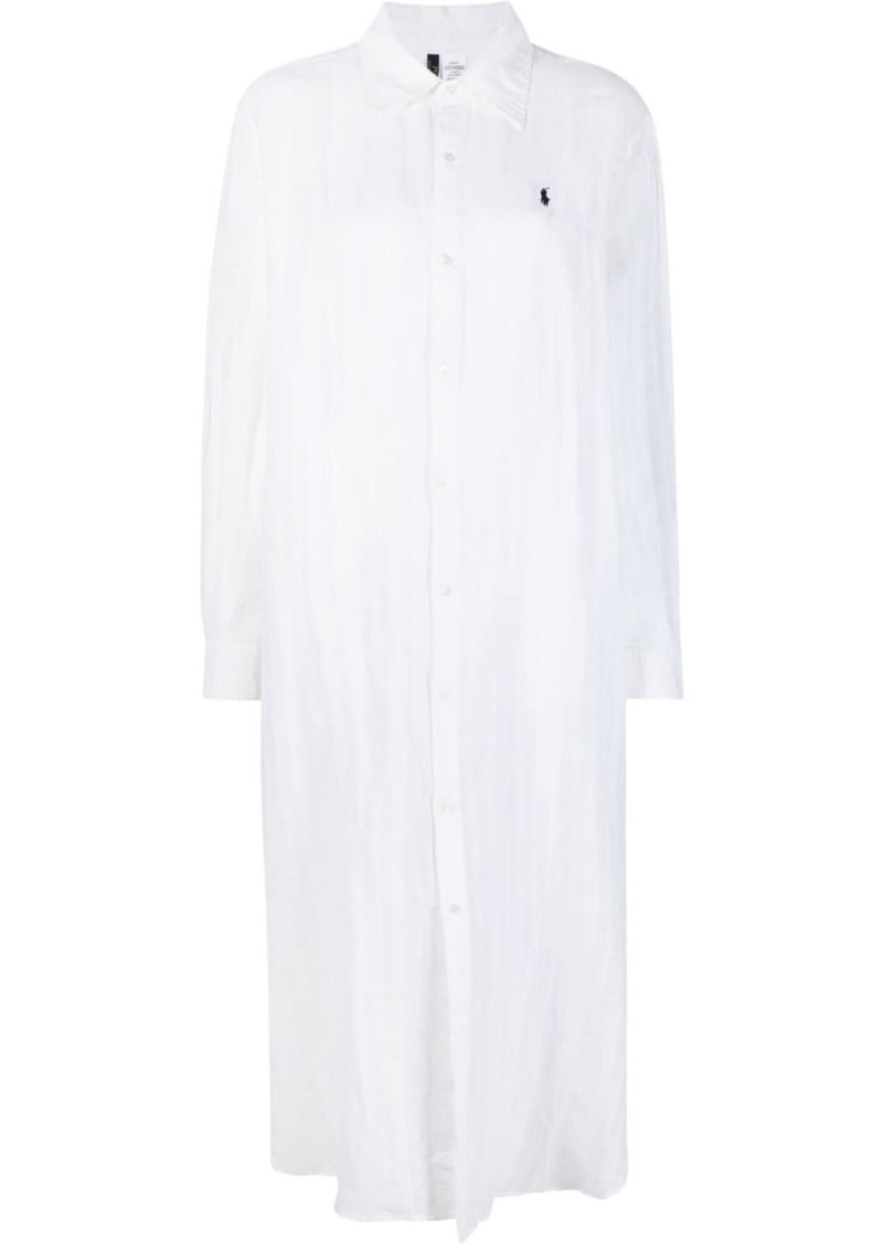 Ralph Lauren: Polo long-sleeve shirt dress
