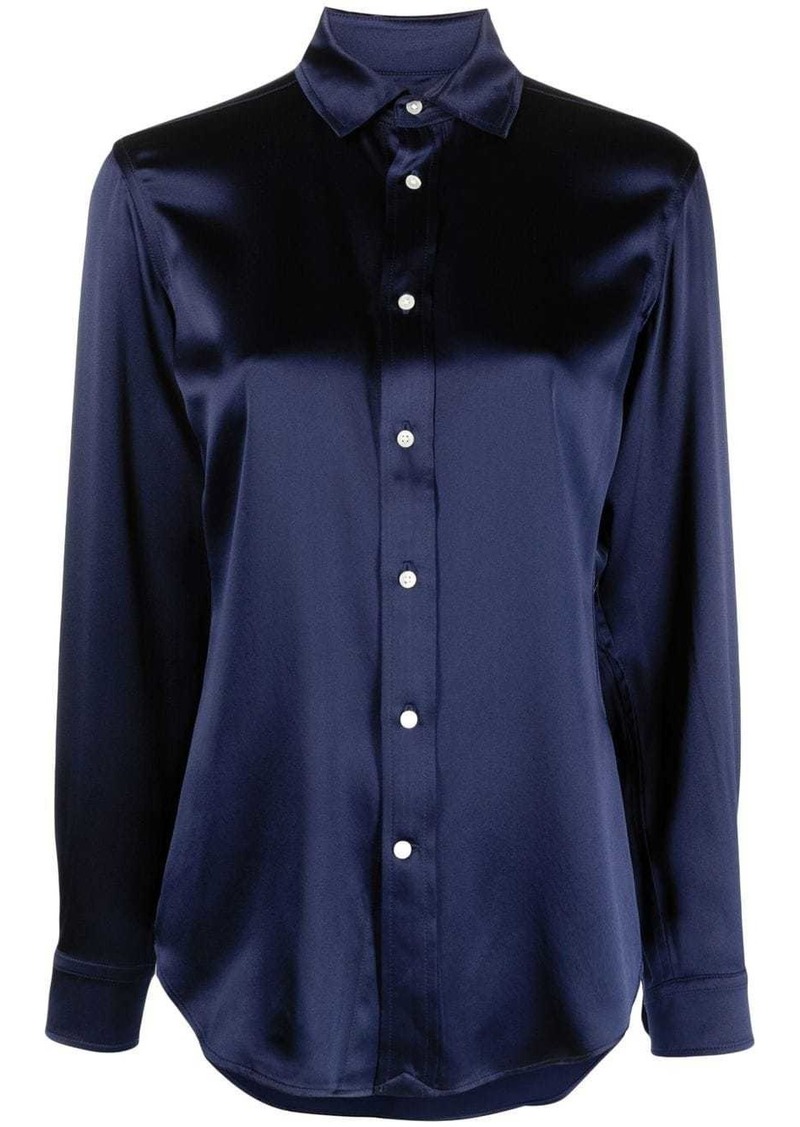 Ralph Lauren: Polo long-sleeved silk shirt