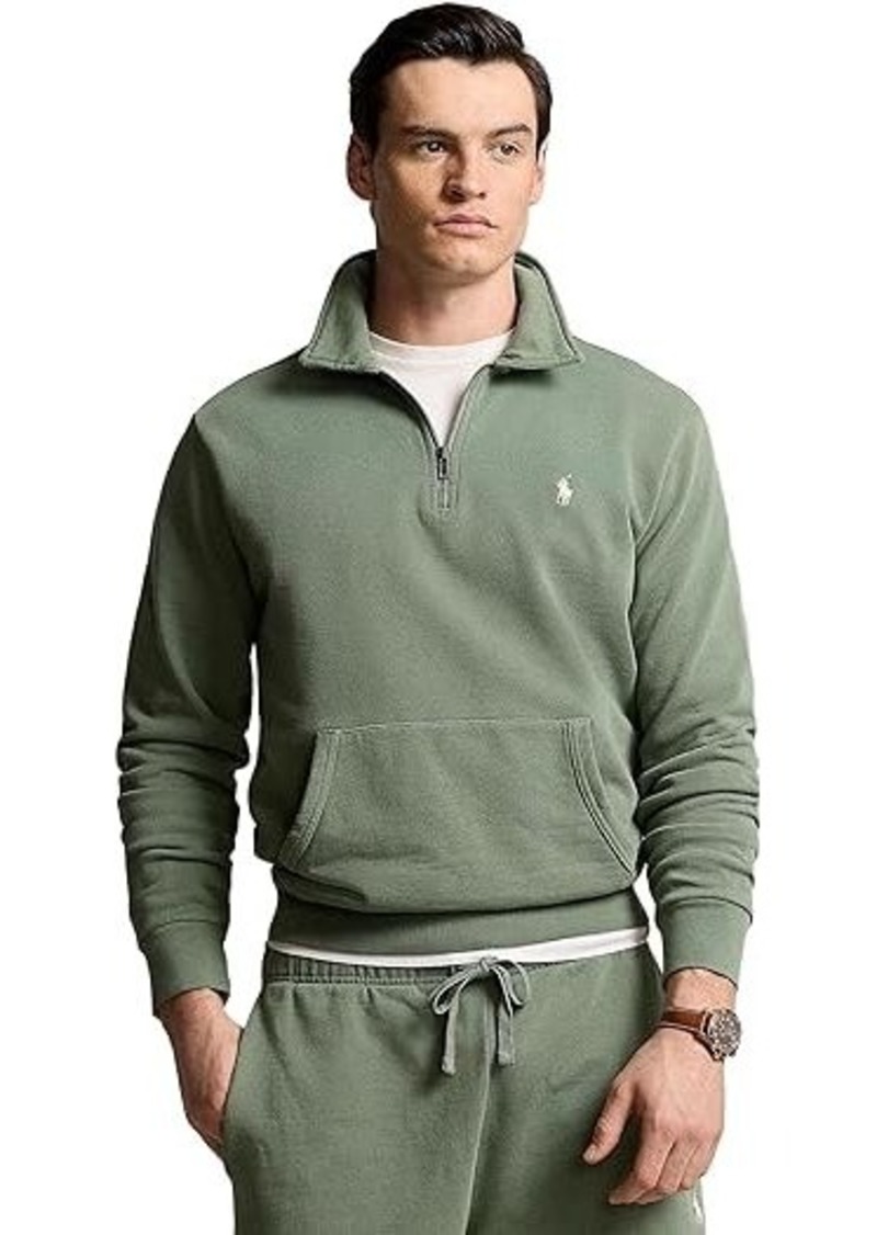 Ralph Lauren Polo Loopback Fleece Quarter-Zip Sweatshirt