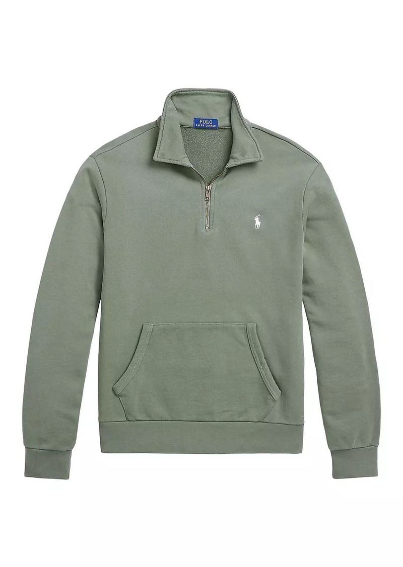 Ralph Lauren Polo Loopback Terry Quarter-Zip Sweatshirt