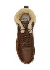 Ralph Lauren Polo Masters Mid-Top Shearling Sneakers