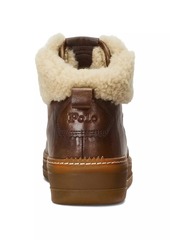 Ralph Lauren Polo Masters Mid-Top Shearling Sneakers