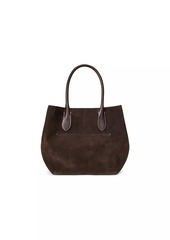 Ralph Lauren: Polo Medium Suede Leather Tote Bag