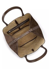 Ralph Lauren: Polo Medium Suede Leather Tote Bag