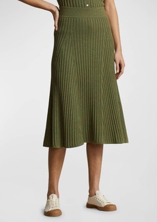 Ralph Lauren: Polo Merino Wool A-Line Skirt