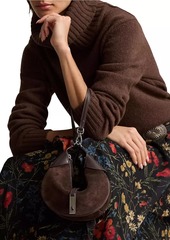 Ralph Lauren: Polo Mini Polo ID Suede Shoulder Bag